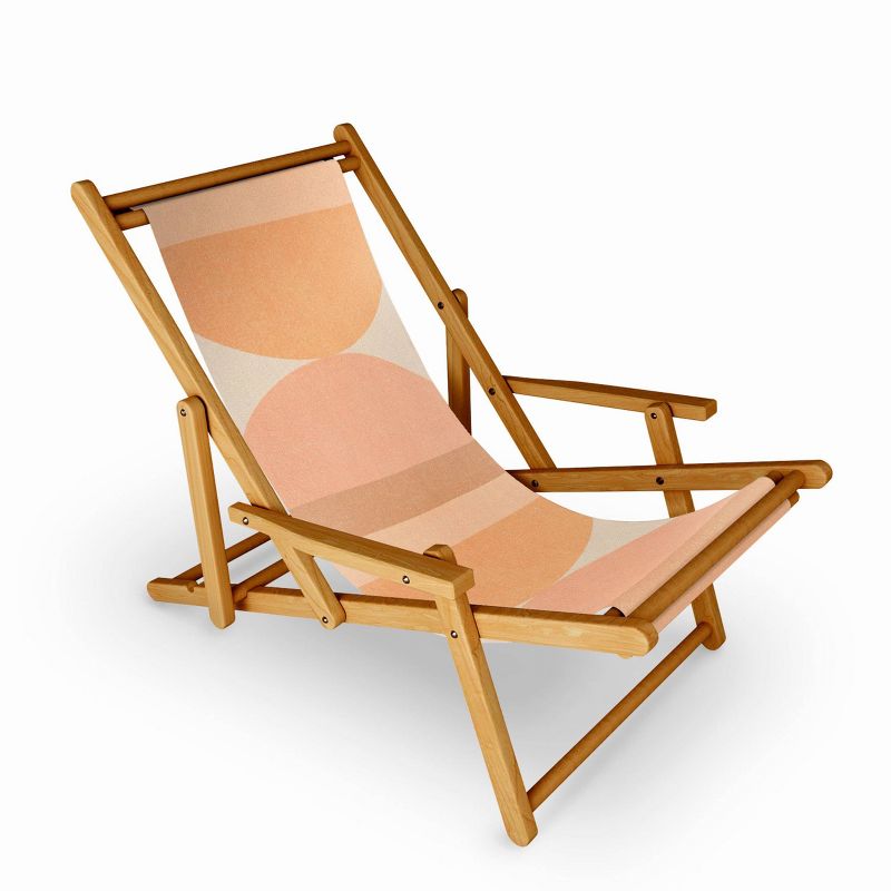 Iveta Abolina Coral Shapes Series II Outdoor Sling Chair - Deny Designs, 1 of 6