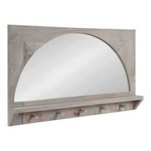 Kate and Laurel Andover Functional Mirror - White, 24x36 - 1 of 4