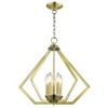 Livex Lighting Prism 5 - Light Chandelier in  Antique Brass - 3 of 4
