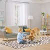 Leopard Rug - Washable Animal Print, Living Room Large Carpet, Soft Non-Slip, Non-Shedding Brown Carpet, Suitable for Office Dormitory Bedroom - 3 of 4