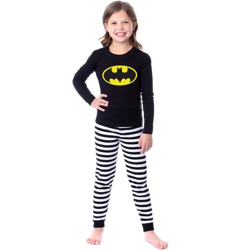 DC Comics Batman Classic Logo Tight Fit Cotton Matching Family Pajama Set, 2 of 5