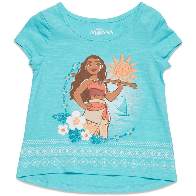 Disney Moana Girls T-Shirt and Skirt Toddler, 2 of 8