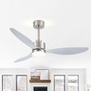 Airsurfer 52-Inch White Ceiling Fan with Remote, Reversible DC Motor, 3 ABS Blades & Color-Changing LED Light - 4 of 4