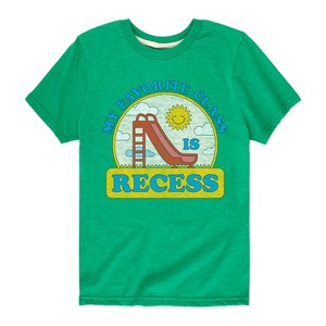 Boys' - Instant Message - My Favorite Class Is Recess Short Sleeve Graphic T-Shirt - 1 of 4