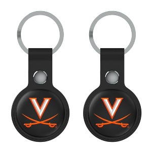 Keyscaper NCAA ACC Universities Insignia Black Airtag Holder 2-Pack - 1 of 4