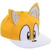 Sonic The Hedgehog Tails Big Face Snapback Hat - image 3 of 4