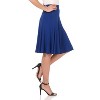 Rekucci Women's Ease into Comfort Flared Knit Skirt – Pull-On Style with Tummy Control and Flattering Flared Hem - 2 of 4