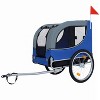 Large Folding Bike Trailer for Dogs ¨C 66LB Capacity All-Terrain Pet Carrier, Durable Steel Frame for Cycling, Jogging, Camping & Outdoor Adventures - 4 of 4