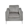 Modular Corduroy Sectional Sofa with Armrests - Convertible Lounge Couch, Easy Assembly & Customizable Layout for Living Room - 4 of 4