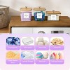 3-Pack Acrylic Laundry Room Organization Storage Containers: Laundry Pod Containers and Dryer Sheet Holder with Lids and Labels - 3 of 4