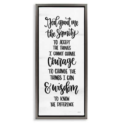 Stupell Industries Religious Serenity Courage & Wisdom, 15" x 31"