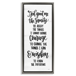 Stupell Industries Religious Serenity Courage & Wisdom, 15" x 31" - 1 of 4