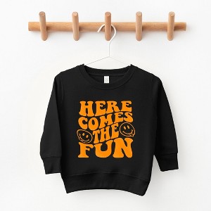 The Juniper Shop Here Comes The Fun Puff Print Youth Ultra-Soft Graphic Sweatshirt - 1 of 3