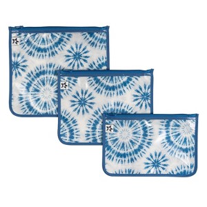 Tiny Twinkle 3-Pack Airline Compliant Travel Bags with Zipper Closure, Clear Front Pouch, Diaper Bag, Toiletry/Cosmetics Organizer - 1 of 4