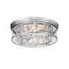 Clarion 4-Light Flush Mount Light - Dimmable Glass Shade, 20.75" for Any Room - 2 of 4