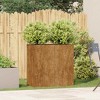 vidaXL Planter Normal metal color to start, Rusty over time Weathering Steel - 3 of 4