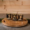 Glass Votive Set Mossy Oak 3 Inch Height Accent Holders for Tabletop Display By Melrose - 2 of 3