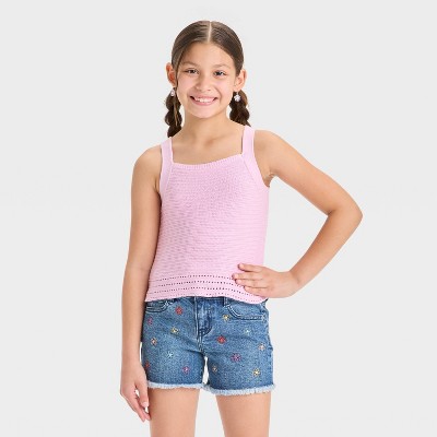 Girls' Tank Sweater - Cat & Jack™