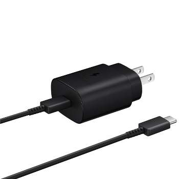 Samsung 45w Power Adapter With Usb-c Cable - Black : Target