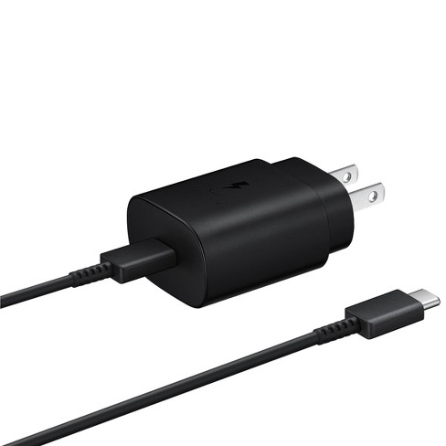 dutje Mechanisch Niet modieus Samsung 25w Usb-c Fast Charging Wall Charger (with Usb-c Cable) - Black :  Target