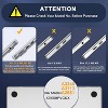 MaseiKar Compatible with MacBook Air 13 inch Case , Plastic Hard Shell&Keyboard Cover&Screen Film&Type C for MacBook Air 13.6 inch Case - 4 of 4