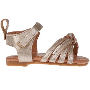 bebe Girl's Shoes - Infant Flats with Glitter and Rhinestone - Flats for Infants - 1 of 4