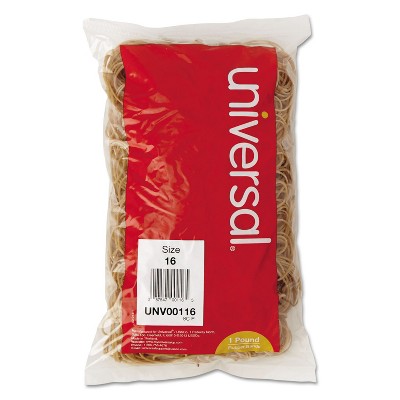 UNIVERSAL Rubber Bands Size 16 2-1/2 x 1/16 1900 Bands/1lb Pack 00116