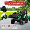 Ride on Tractor with 3-in-1 Functions, 24v Kids Electric Construction Vehicle, Excavator & Bulldozer Play, Remote Control, EVA Tires, LED Lights - 3 of 4
