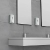 LunaLulinlk Soap Dispenser 28oz/800ml Wall-Mounted No-Drip Gel/Liquid ABS,White - 4 of 4