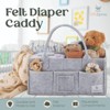 Babylicious Baby Felt Diaper Caddy Organizer - 2 of 4