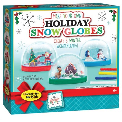 Creativity For Kids Make Your Own Holiday Snow Globes : Target