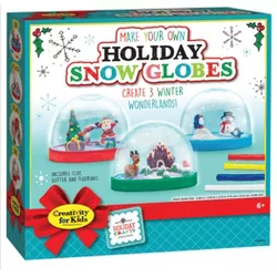Creativity for Kids Make Your Own Holiday Snow Globes