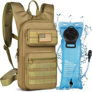 Rugged Hydration Backpack, Tactical Water Pack with TPU Bladder for Extended Outdoor Activities, Durable - 1 of 4