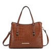 MKF Collection Aurelia Crocodile-Embossed Vegan Leather Women's Tote Stylish Shoulder Handbag by Mia K - 2 of 4