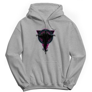 Harry Potter Men's Dementor Modern Shape Long Sleeve Graphic Cotton Sweatshirt Hoodie - Sport Grey S - 1 of 3