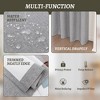 Awesome Home  100% Blackout Linen Texture Curtains with Grommet Top, 2 Panels - 4 of 4