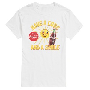 Men's - Coca-cola - Have A Coke And A Smile Short Sleeve Graphic T-Shirt - 1 of 3