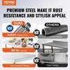 Commercial Worktable Workstation 48 x 24 Inch Folding Commercial Prep Table, Heavy-duty Stainless Steel Folding Table with 661 lbs Load - 4 of 4