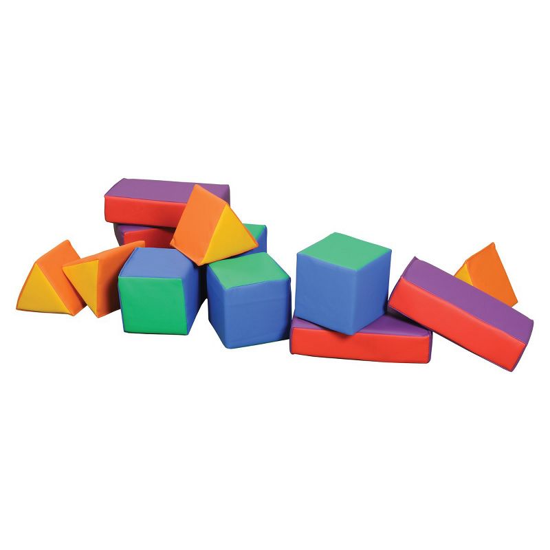 Kaplan Early Learning Primary Soft Shapes - Set of 12, 3 of 4