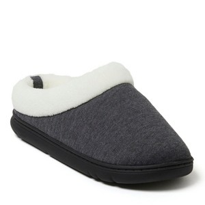 Dearfoams Women's Olive Knit House Shoe Clog Slipper - 1 of 4
