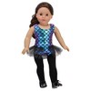 Sophia’s Patent Leather Mary Jane Tap Shoes for 18" Dolls, Black - 3 of 4
