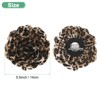 Unique Bargains Alloy Satin Fabric Big Rose Flower Dainty Brooches and Pins 1 Pc - 3 of 4