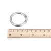 Unique Bargains Hanging Hardware 316 Stainless Steel Welded O-Rings 2 Pcs - 4 of 4