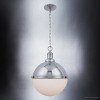 Urban Ambiance Luxury Modern Farmhouse Pendant,  17''H x 12''W,  Polished Crome Finish, ULB2002 - 3 of 4