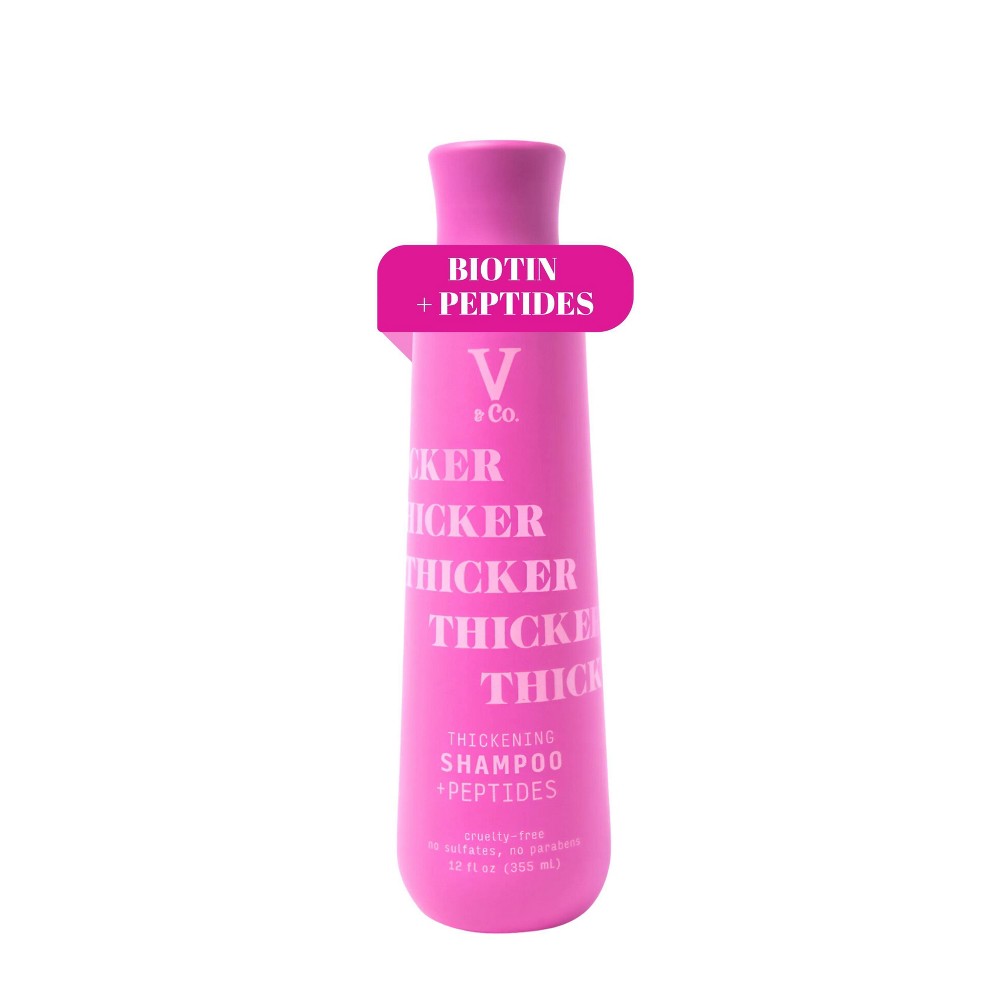 Photos - Hair Product V&Co. Beauty Thickening + Peptide Shampoo - 12oz