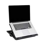 Mind Reader Anchor Collection Portable Laptop Desk with Handle and Built-in Cushions Black