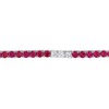 EVERLY JEWELRY | Sterling Silver Created Stone Tennis Bracelet, 7.5 in- Multiple Created Stone Option - 3 of 4