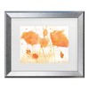 Trademark Fine Art Sheila Golden California Poppies 7 Matted Framed Art - 2 of 4