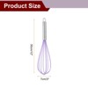 Unique Bargains Silicone Stainless Steel Non-Stick Coated Heat-Resistant Whisk 5 Pcs - 2 of 4