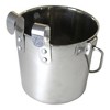 Stainless Steel Pail, Flat Sided Hook-On with Rivets - 2 of 3
